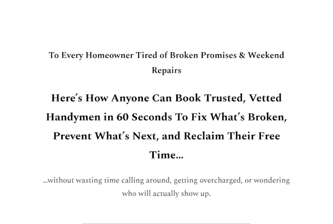 write high converting landing pages and sales pages